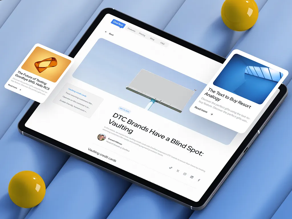 OneText design showcase 1